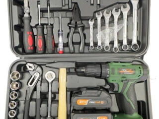 Шуруповерт аккумуляторный Протон ДА-2/21 SET+НАБОР ИНСТРУМЕНТОВ