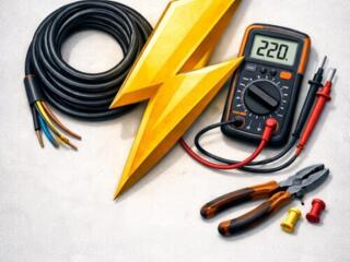 Тебе сюда. Выполняю электромонтажные и ремонтные работы.