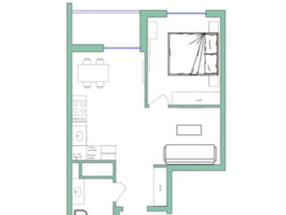 Продам квартиру 40.9 кв. м., 19/24, новый дом, жк 68-я Жемчужина.
