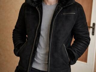Мужская дубленка б/у