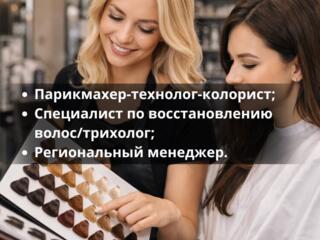 Технолог колорист/трихолог в студию красоты