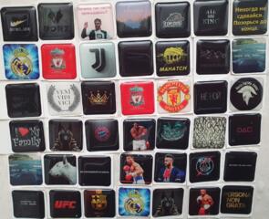 Защитные пленки на Samsung Galaxy S1,HTC EVO 3D. 3D стикеры/наклейки.