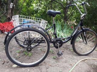 Продам б/у 3-х колёсный велосипед. Колёса 24 х 2,125.