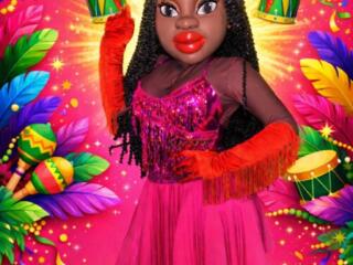 Яркое поздравления разговаривающим куклами