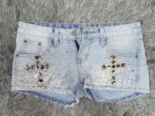 ЖЕНСКИЕ ШОРТЫ со стразами