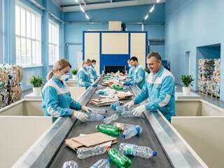 Завод по сортировке пластика. Нужны мужчины.