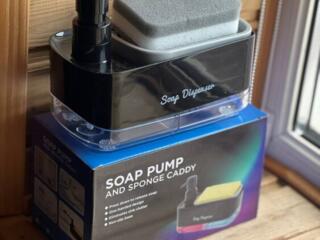Дозатор для моющего средства с подставкой XD - 007 Soap pump and spong