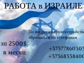 РАБОТА В ИЗРАИЛЕ