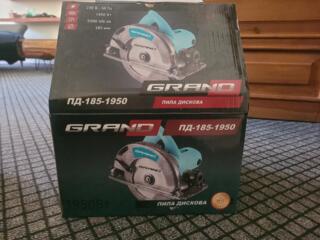 Дисковая пила Grand ПД-185-1950 + диск