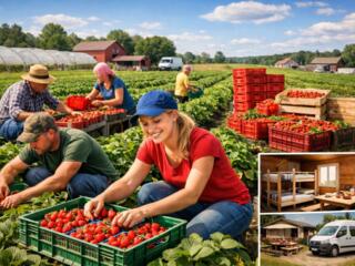 Германия сбор клубники! Осталось несколько мест!