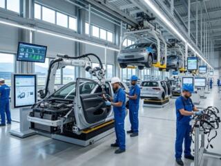 Работа для мужчин на ультрасовременном заводе в Словакии.