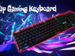 Игровая Клавиатура LVL UP Gaming МЕМБРАННАЯ с RGB! для ПК-геймеров!