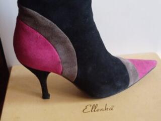 Б/у ботинки 37р-р, замша.