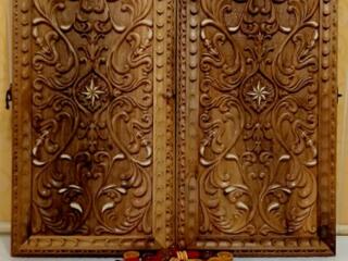 Нарды ореховые резные картина Фантазия эксклюзив!