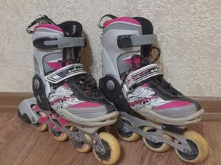 РОЛИКИ с регулируемым размером 34–37, б/у.