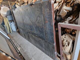 Металлическая усиленная дверь с коробкой 2330×1370 мм