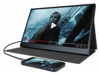 15,6’’ Портативный монитор FULL HD Denver PMO-15602 ЗАРЯДКА + 3 КАБЕЛЯ