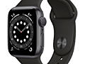 Apple Watch Series 6 GPS 40mm Space Gray Aluminum Case with Black Spor