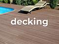 Decking din lemn plastifiat WPC (lemn compozit) pentru terasă