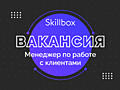 Менеджер SkillBox. от 6 часов в день