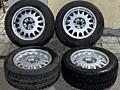 Продам диски БМВ R16 с зимней резиной