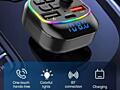Автомобильный MP3-плеер с FM-трансмиттером: БЛЮТУС V5.3, быстрая зарядка и порт