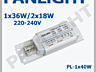 Balast electronic, pentru becuri fluorescente, PANLIGHT, LED, becuri