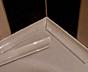 Плинтус - уголок бордюр керамический для ванной. Бел. Цвет. Установка.