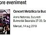 Продам два билета на концерт Metallica в Бухаресте 14.08.2019