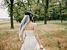 Не венчанное шикарное свадебное платье (футляр+фата+подъюбник)