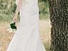 Не венчанное шикарное свадебное платье (футляр+фата+подъюбник)