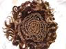 Шиньон-накладка из натуральных волос для редких волос, придания объема