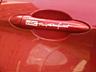 Наклейки на ручки авто № 9 WRC Черная с красным, Белая с красным