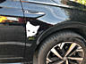 Наклейка Кот на авто чёрная, белая светоотражающая