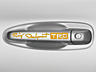 Наклейки на ручки, диски, дворники авто 13.2 см светоотражающая Тюнинг