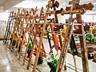 Cruci funerare de lemn, din metal, cruci fier forjat, 100+ modele stoc