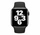 Apple Watch SE 44mm Space Grey Aluminium Case With Black Sport Band /