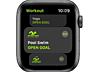 Apple Watch SE 44mm Space Grey Aluminium Case With Black Sport Band /