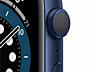 Apple Watch Series 6 GPS 44mm Blue Aluminum Case with Deep Navy Sport 