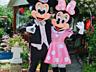Mickey si Minnie Mouse in Moldova / costume roz / Микки & Минни Маус