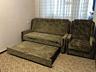 Продаётся мягкий раскладной диван с двумя креслами