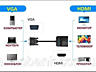 Продам конвертер VGA-HDMI +аудио+питание
