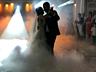 Un show de lumini unic si fantastic cu efecte de fum greu la nunta