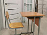 Парты с полками и стулья регулируемые по высоте