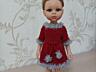 Продаётся новая кукла Карла Paola Reina в нарядном красном платье