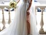 Свадебное платье в греческом стиле! Надето один раз, не венчанное.