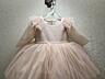 Платье Alice couture + пинетки на год