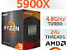 Новый AMD Ryzen 9 5900X Box