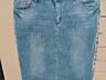 Джинсовая куртка-пиджак, юбка, джинсы (Турция): размер 52-54