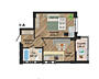 Продам 1-но комнатную квартиру общей площадью 39 м2 в Золотой Эре ...